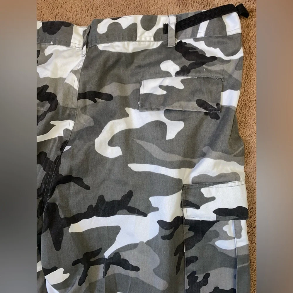 Men's Camouflage Cargo Shorts Military XXL